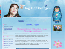 Tablet Screenshot of dag-lief-kindje.com